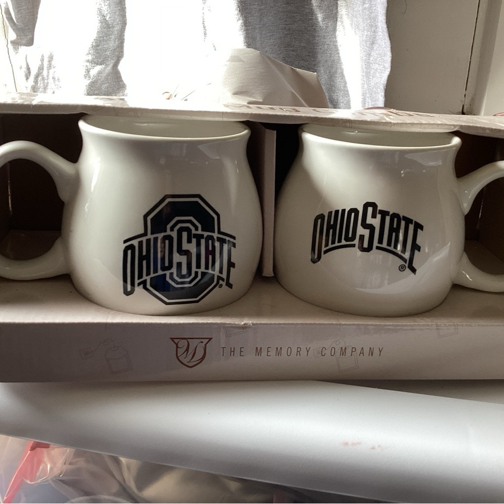 Ohio State University Kettle Coffee Mugs, NWT